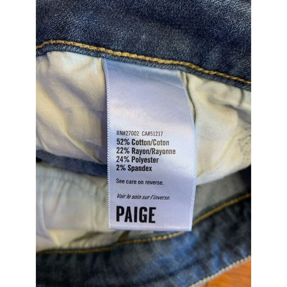 Paige $159 Denim Shorts Jimmy Women’s Sz 32 Measures 36